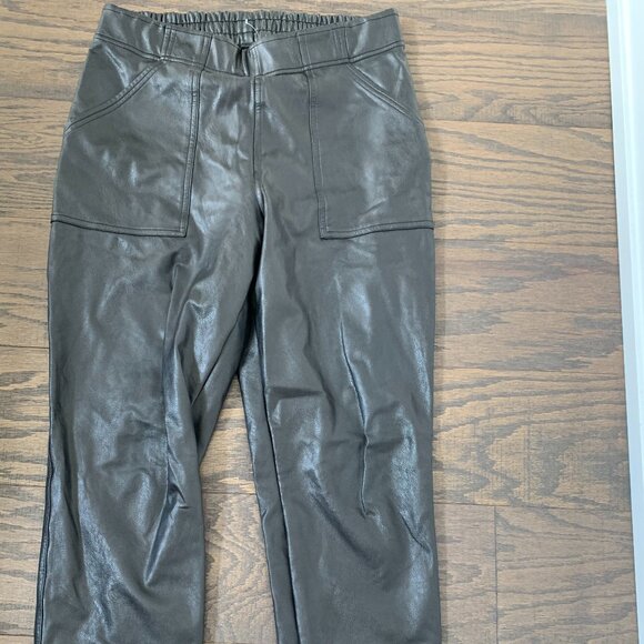 SPANX Leather Pants Size L - Picture 1 of 9